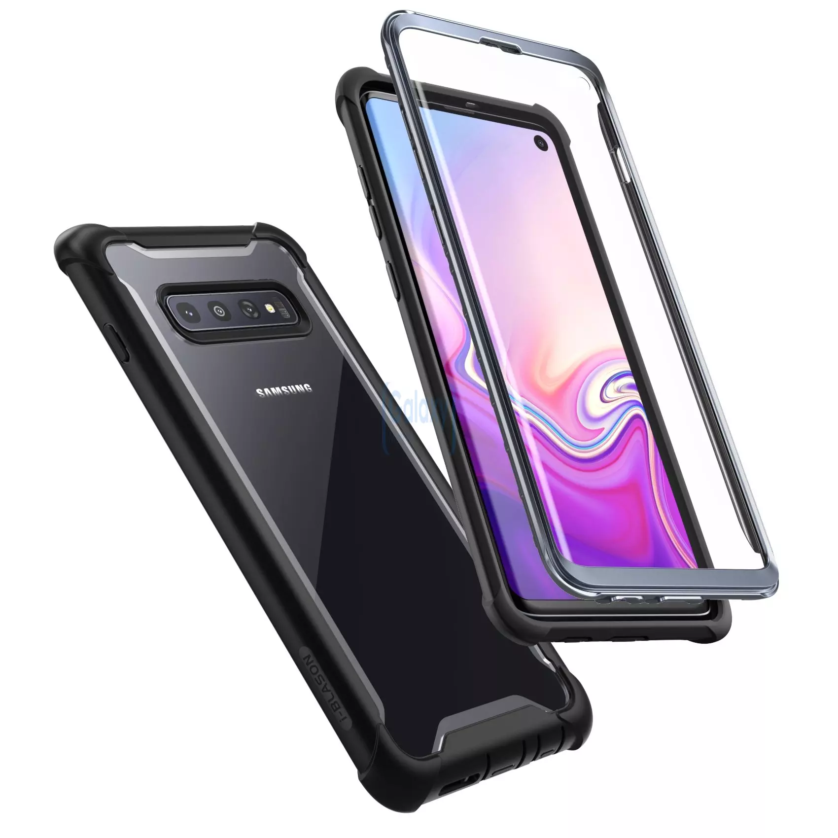 Чехол бампер i-Blason Ares Case для Samsung Galaxy S10 Black (Черный)