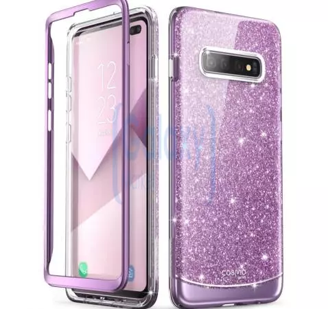 Чехол бампер i-Blason Cosmo Glitter для Samsung Galaxy S10 Plus Purple (Пурпурный)