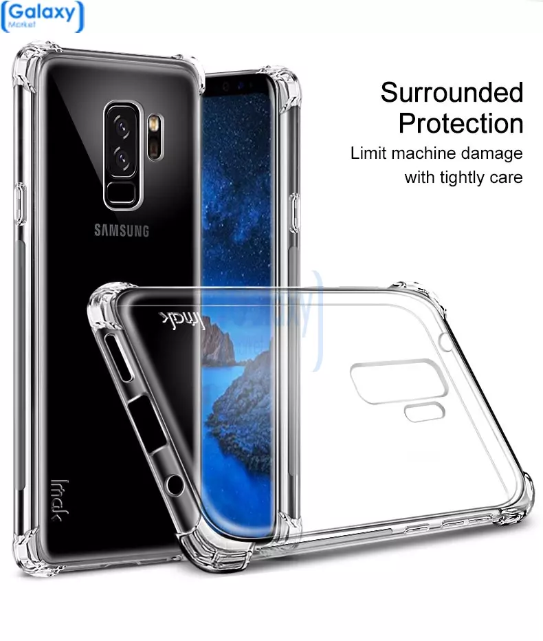 Чехол бампер Imak Shock-resistant Case для Samsung Galaxy S9 Plus Black (Черный)