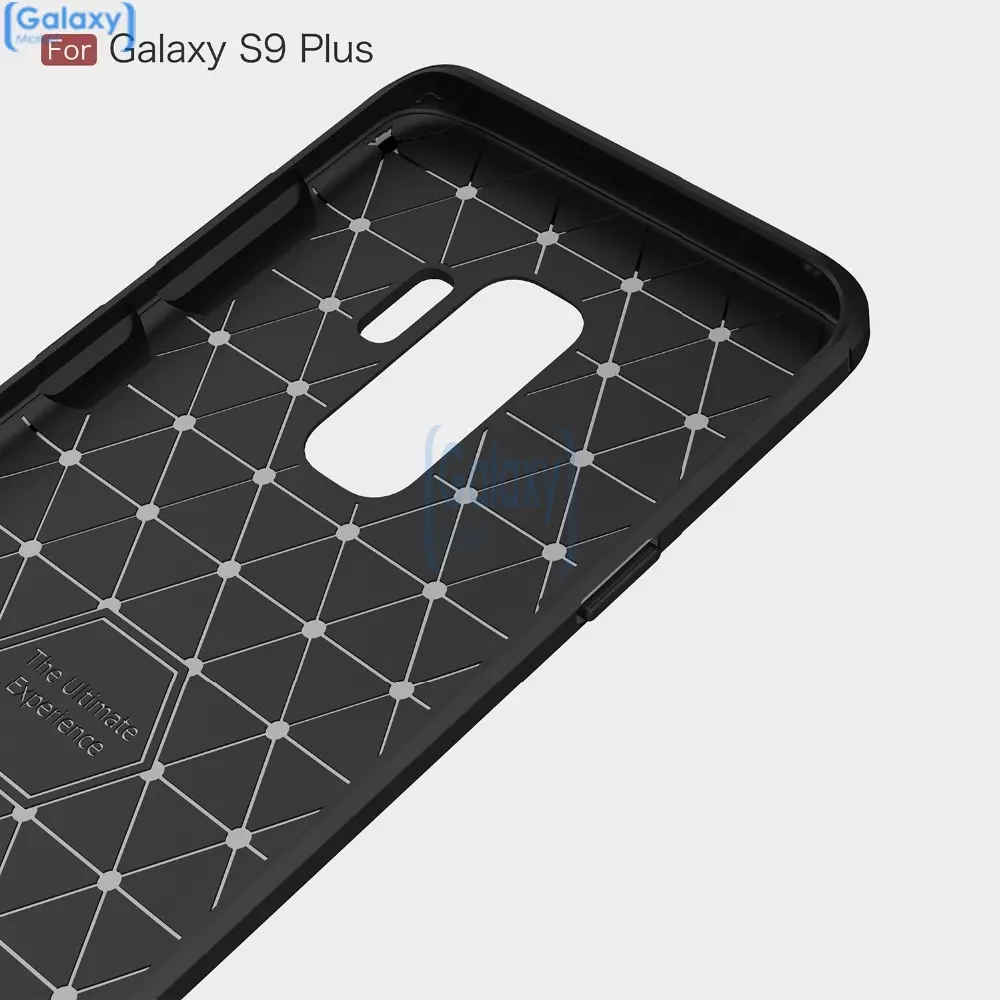 Чехол бампер Ipaky Carbon Fiber для Samsung Galaxy S9 Plus Blue (Синий)