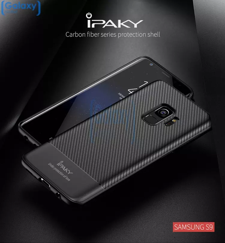 Чехол бампер Ipaky Jeans Case для Samsung Galaxy S9 Blue (Синий)