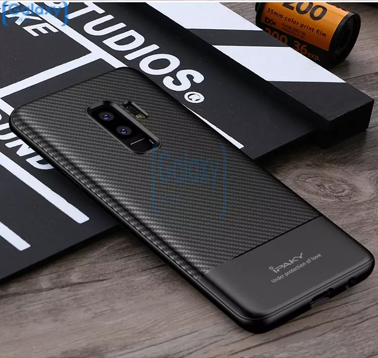 Чехол бампер Ipaky Jeans Case для Samsung Galaxy S9 Plus Black (Черный)