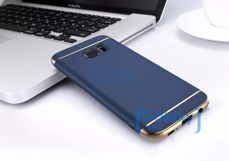 Чехол бампер Mofi Electroplating Case для Samsung Galaxy A3 (A3 2017) Blue (Синий)