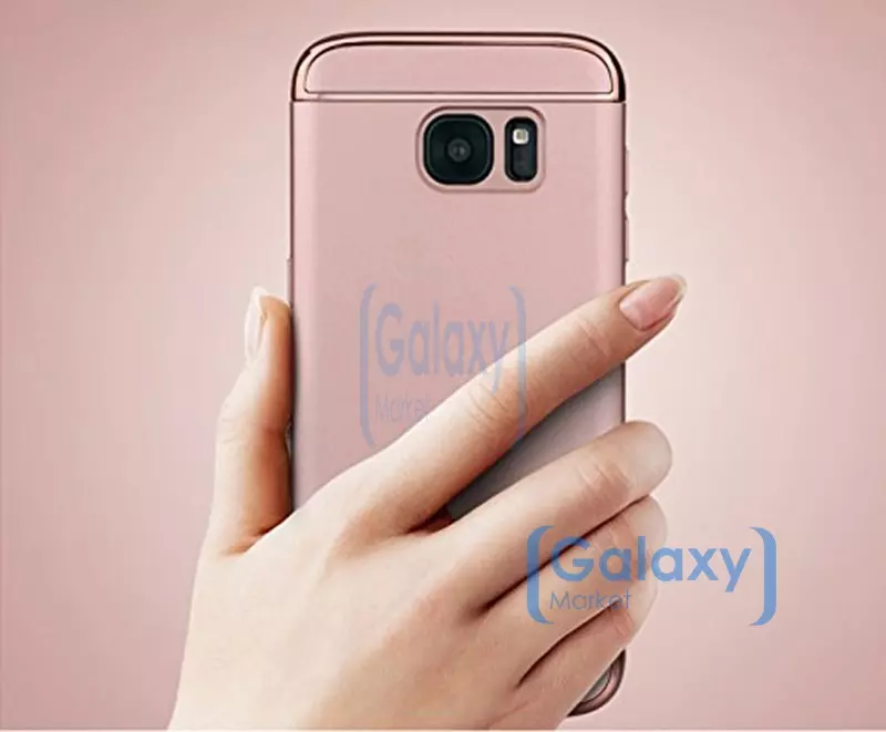 Чехол бампер Mofi Electroplating Case для Samsung Galaxy A3 (A3 2017) Red (Красный)