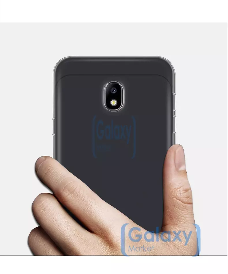 Чехол бампер Mofi Slim TPU для Samsung Galaxy J7 2017 Black (Черный)