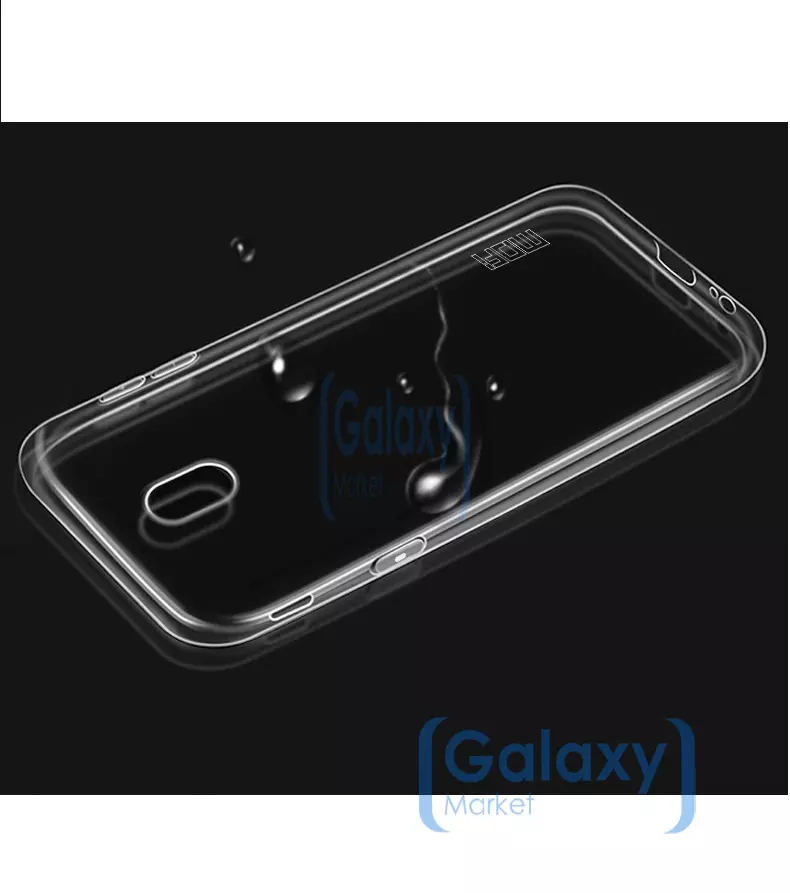 Чехол бампер Mofi Slim TPU для Samsung Galaxy J7 2017 Black (Черный)