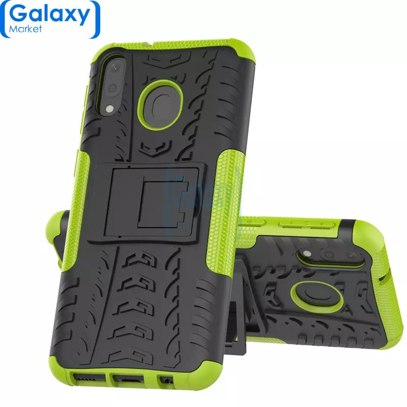 Чехол бампер Nevellya Series для Samsung Galaxy M20 (2019) Green (Зеленый)