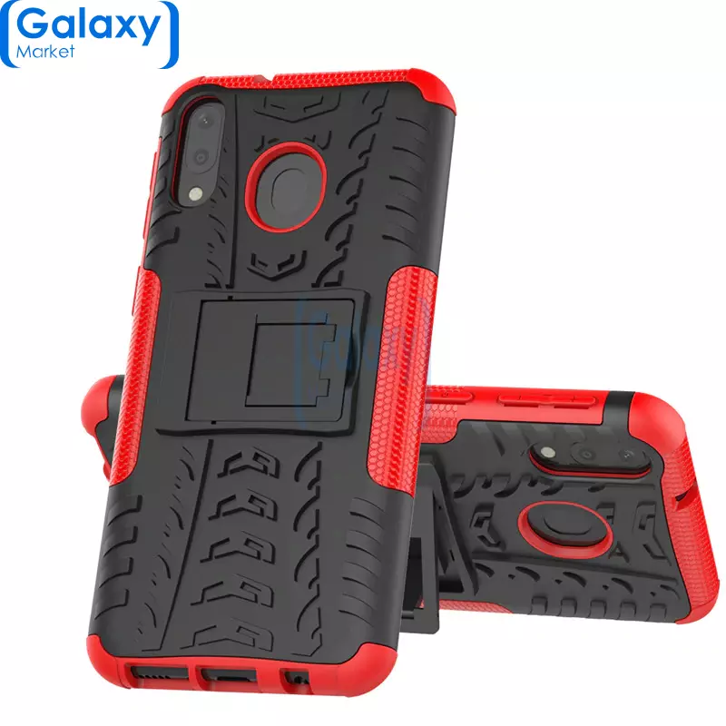 Чехол бампер Nevellya Series для Samsung Galaxy M20 (2019) Red (Красный)