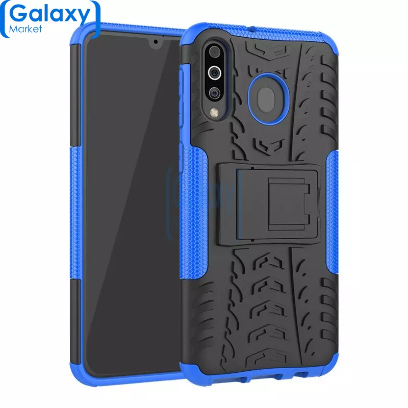 Чехол бампер Nevellya Series для Samsung Galaxy M30 (2019) Blue (Синий)