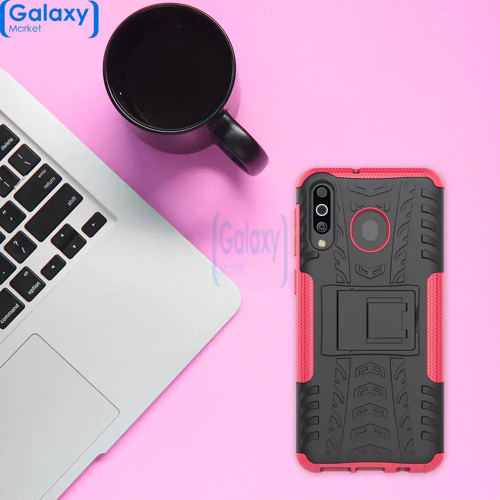 Чехол бампер Nevellya Series для Samsung Galaxy M30 (2019) Pink (Розовый)