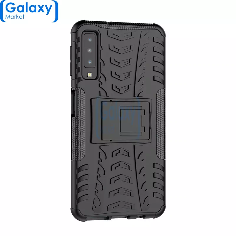 Чехол бампер Nevellya Series для Samsung Galaxy A7 (2018) Green (Зеленый)