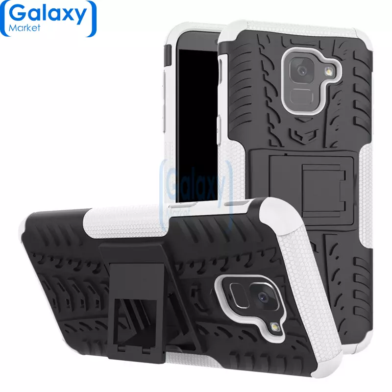 Чехол бампер Nevellya Series для Samsung Galaxy J6 (2018) White (Белый)