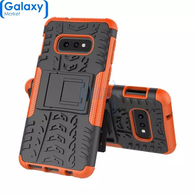 Чехол бампер Nevellya Series для Samsung Galaxy S10e Orange (Оранжевый)