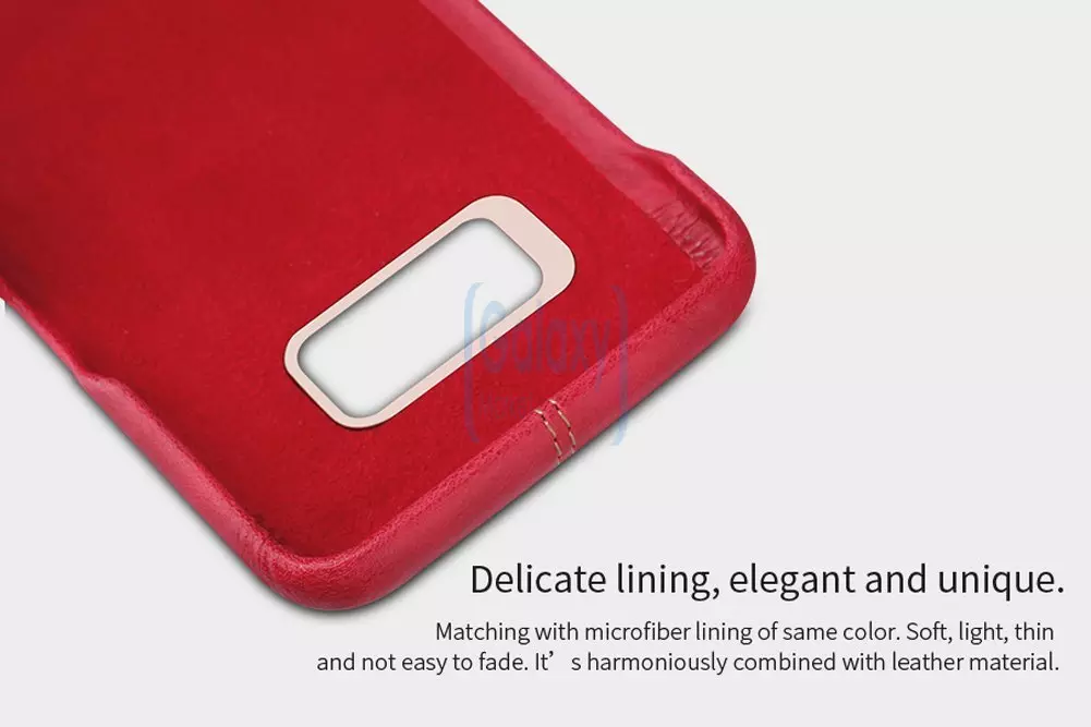 Чехол бампер Nillkin Englon Leather Cover Case для Samsung Galaxy S8 Plus Red(Кпасный)