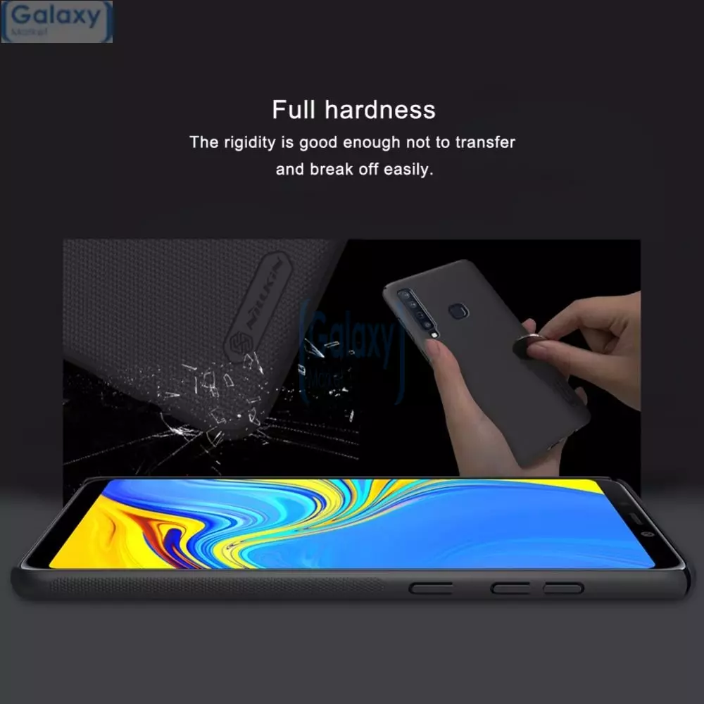 Чехол бампер Nillkin Super Frosted Shield Series для Samsung Galaxy A9 2018 Black (Черный)