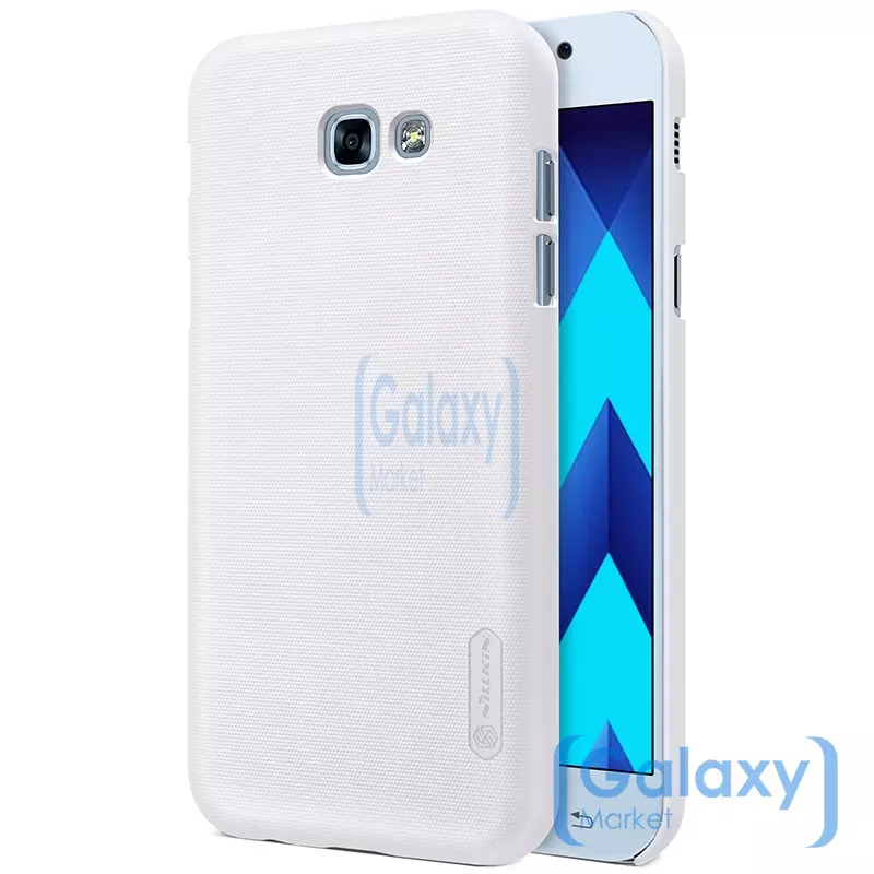 Чехол бампер Nillkin Super Frosted Shield для Samsung Galaxy A5 (A5 2017) White (Белый)