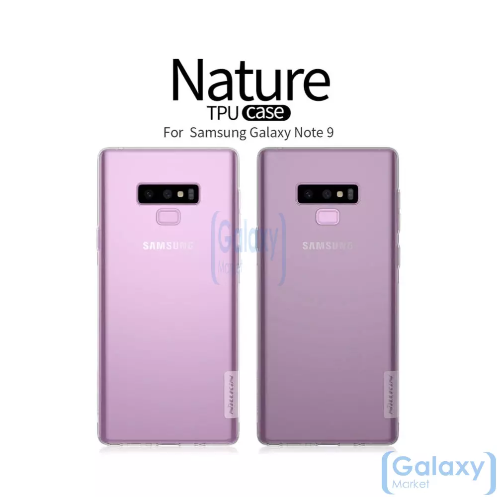 Чехол бампер Nillkin Nature TPU для Samsung Galaxy Note 9 White (Белый)