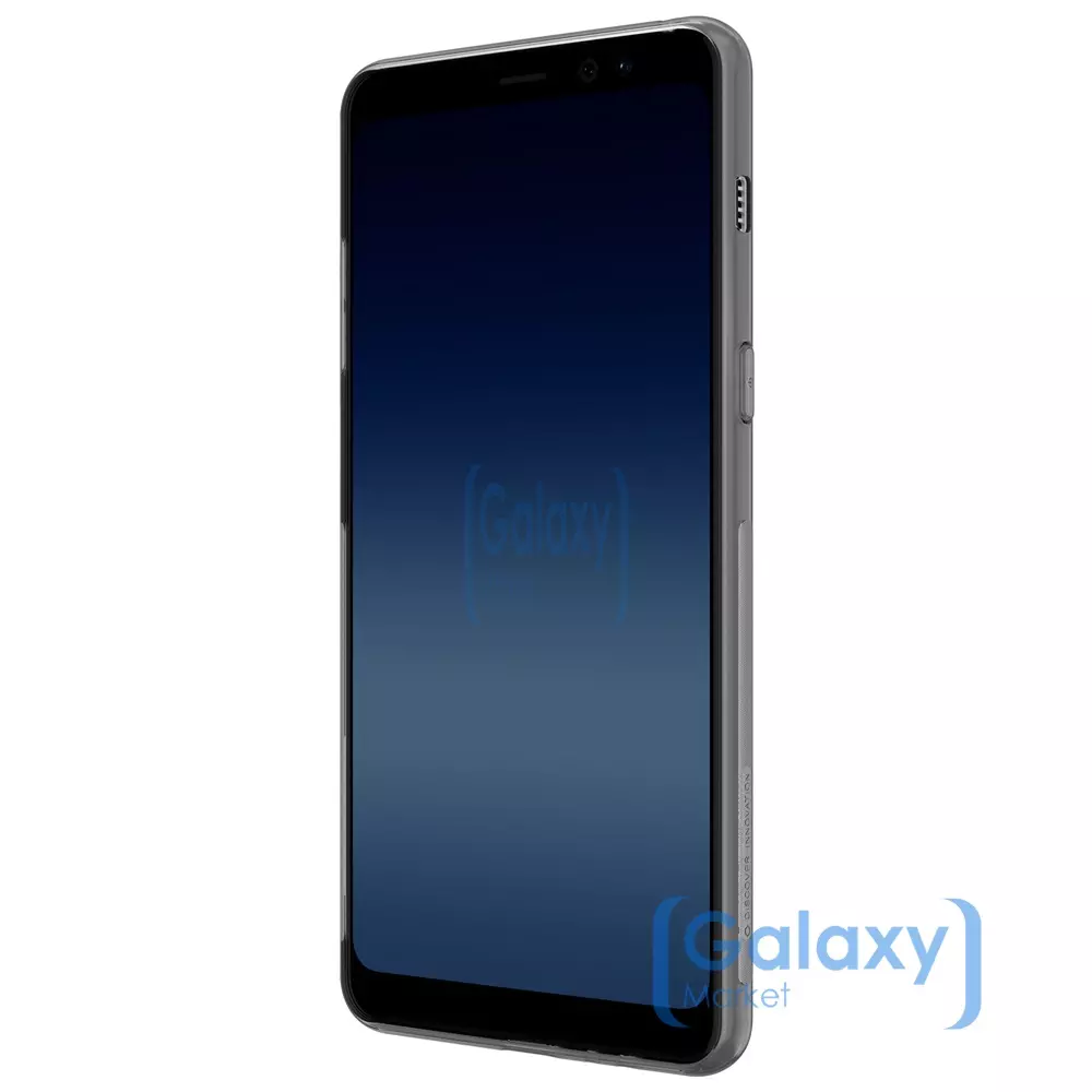 Чехол бампер Nillkin TPU Nature Case для Samsung Galaxy A8 Gray (Серый)