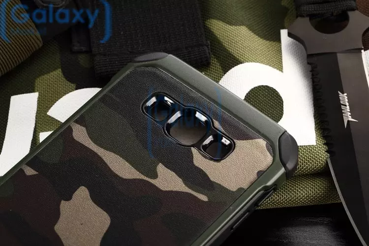 Чехол бампер NX Case Camouflage Series для Samsung Galaxy A8 Plus Blue (Синий)