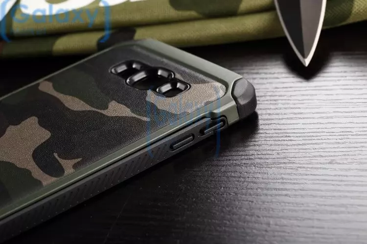 Чехол бампер NX Case Camouflage Series для Samsung Galaxy A8 Plus Blue (Синий)