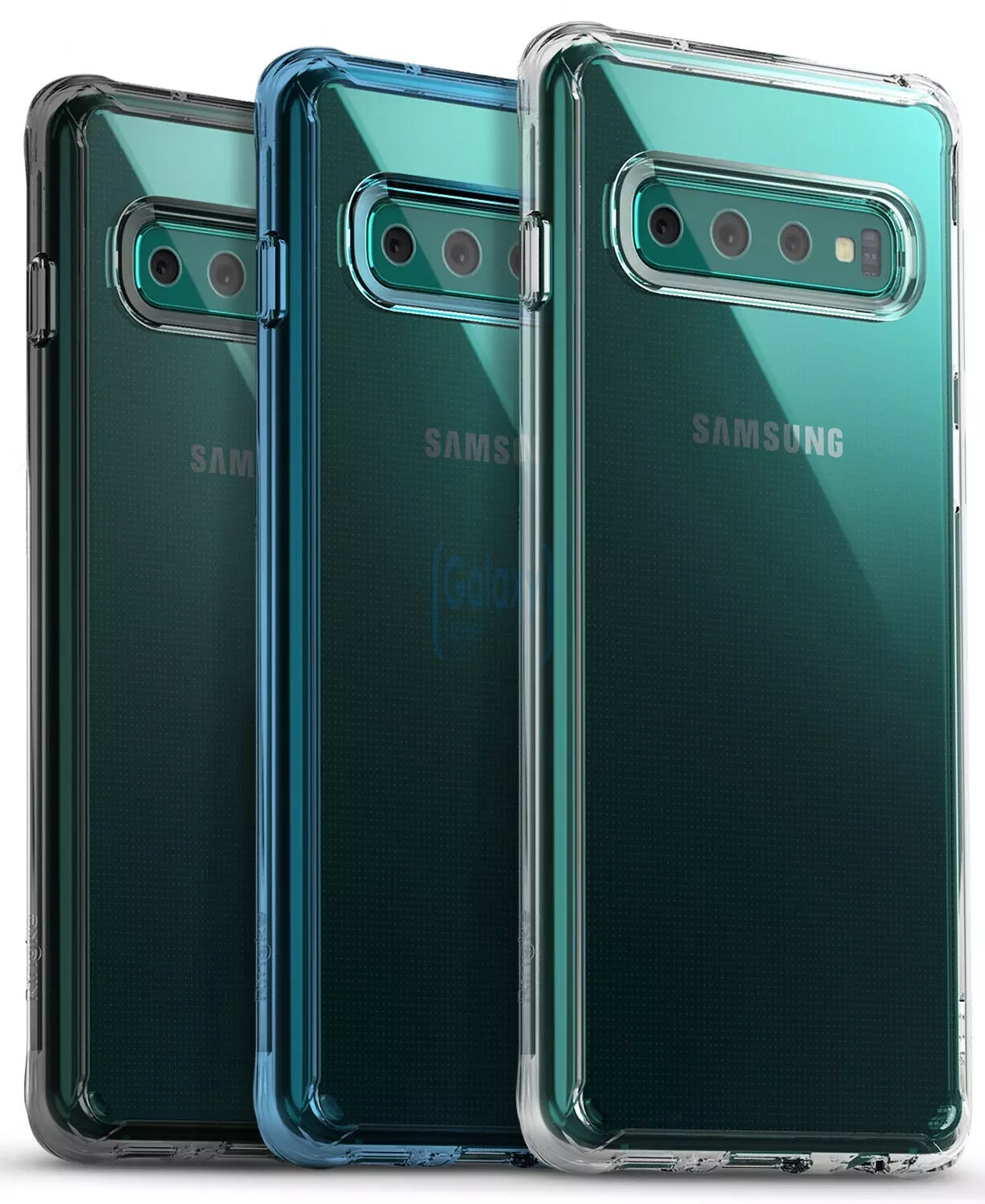 Чехол бампер Ringke Fusion для Samsung Galaxy S10 Plus Smoke Black (Дымчатый Черный)