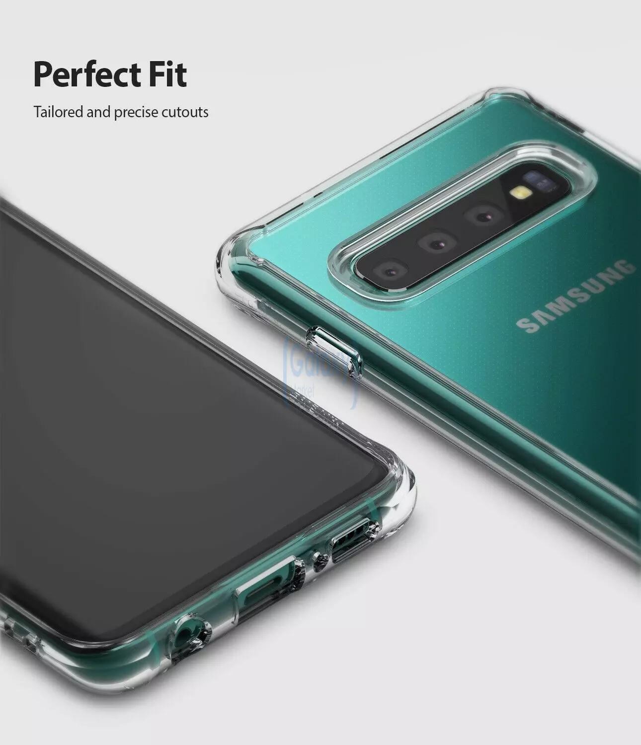 Чехол бампер Ringke Fusion для Samsung Galaxy S10 Plus Clear (Прозрачный)