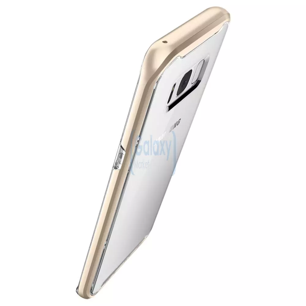 Чехол бампер Spigen Case Neo Hybrid Crystal для Samsung Galaxy S8 Gold Maple (Золотой клен)