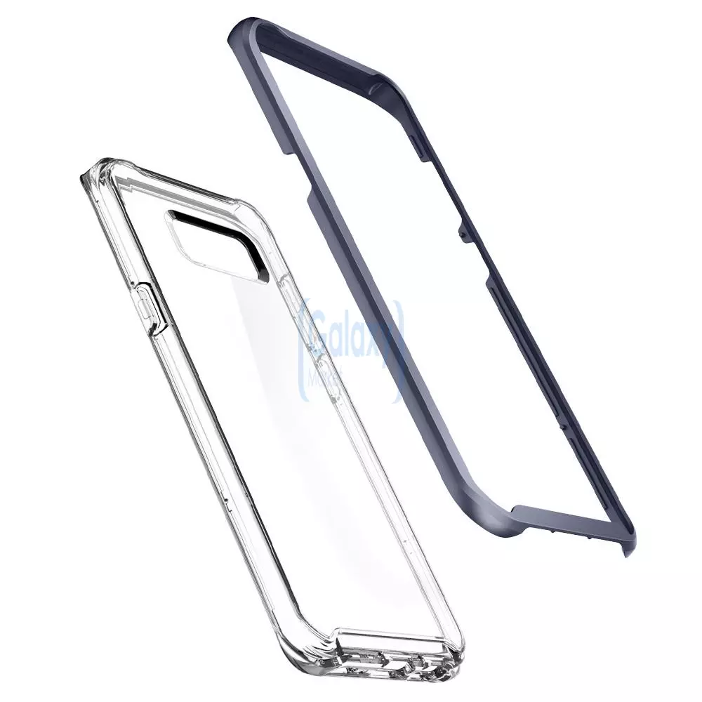 Чехол бампер Spigen Case Neo Hybrid Crystal для Samsung Galaxy S8 Orchid Gray (Орхидейный Серый)