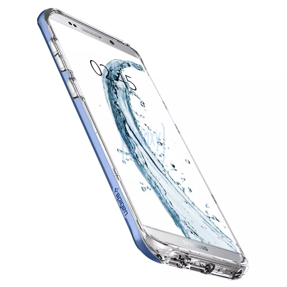 Чехол бампер Spigen Case Neo Hybrid Crystal для Samsung Galaxy S8 Blue Coral (Голубой коралл)