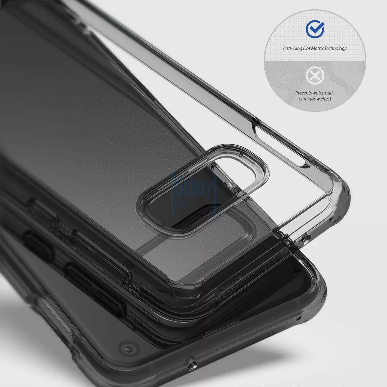 Чехол бампер Ringke Fusion для Samsung Galaxy S10e Smoke Black (Дымчатый Черный)