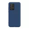Чехол бампер Anomaly Silicone (с микрофиброй) для Samsung Galaxy A72 Blue (Синий)