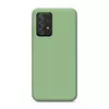 Чехол бампер Anomaly Silicone (с микрофиброй) для Samsung Galaxy A32 Light Green (Светло Зеленый)