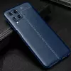 Чехол бампер Anomaly Leather Fit для Samsung Galaxy M32 Blue (Синий)