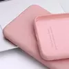 Чехол бампер Anomaly Silicone (с микрофиброй) для Samsung Galaxy A12 Sand Pink (Песочный Розовый)
