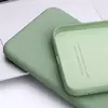 Чехол бампер Anomaly Silicone (с микрофиброй) для Samsung Galaxy S21 Ultra Light Green (Светло Зеленый)