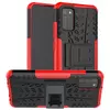 Противоударный чехол бампер Nevellya Case (встроенная подставка) для Samsung Galaxy A02s Red (Красный)