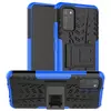 Противоударный чехол бампер Nevellya Case (встроенная подставка) для Samsung Galaxy A02s Blue (Синий)