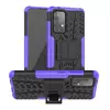 Противоударный чехол бампер Nevellya Case (встроенная подставка) для Samsung Galaxy A72 Purple (Пурпурный)