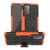 Противоударный чехол бампер Nevellya Case (встроенная подставка) для Samsung Galaxy A52 Orange (Оранжевый)