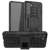 Противоударный чехол бампер Nevellya Case (встроенная подставка) для Samsung Galaxy S21 Ultra Black (Черный)