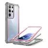 Противоударный чехол бампер i-Blason Ares для Samsung Galaxy S21 Ultra Pink (Розовый) 843439136168