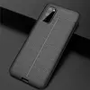 Чехол бампер Anomaly Leather Fit Case для Samsung Galaxy S20 Black (Черный)