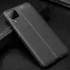 Чехол бампер Anomaly Leather Fit Case для Samsung Galaxy A42 Black (Черный)