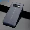 Чехол бампер Anomaly Leather Fit Series для Samsung Galaxy S10 Blue (Синий)