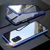 Противоударный чехол бампер Anomaly Magnetic 360 With Glass для Samsung Galaxy A71 Blue (Синий)