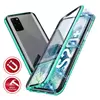 Противоударный чехол бампер Anomaly Magnetic 360 With Glass для Samsung Galaxy S20 Plus Green (Зеленый)