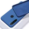 Чехол бампер Anomaly Silicone (с микрофиброй) для Samsung Galaxy A21 Blue (Синий)