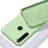 Чехол бампер Anomaly Silicone (с микрофиброй) для Samsung Galaxy M11 Light Green (Светло Зеленый)