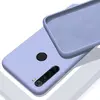 Чехол бампер Anomaly Silicone (с микрофиброй) для Samsung Galaxy A21 Light Purple (Светло Пурпурный)