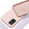 Чехол бампер Anomaly Silicone (с микрофиброй) для Samsung Galaxy A41 Sand Pink (Песочный Розовый)